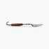 Barebones Cowboy Grill Carving Fork, Forged Stainless Steel BBQ Fork with Walnut Handle for Open Fire Cooking