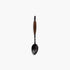 Barebones Cowboy Grill Chef Spoon, Forged Stainless Steel Cooking Spoon with Walnut Handle for Campfire Cooking