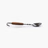 Barebones Cowboy Grill Chef Spoon, Forged Stainless Steel Cooking Spoon with Walnut Handle for Campfire Cooking