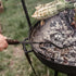 Barebones Cowboy Grill Coal Shovel, Long Handled Forged Steel Fire Shovel with Walnut Handle for Campfire Cooking