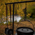 Barebones Cowboy Grill S-Hook and Chain Kit, Solid Steel Hooks and Stainless Chains for Open Fire Cooking