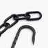 Barebones Cowboy Grill S-Hook and Chain Kit, Solid Steel Hooks and Stainless Chains for Open Fire Cooking