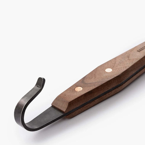 Barebones Cowboy Grill Spatula, Extra Long Forged Stainless Steel BBQ Spatula with Walnut Handle for Open Fire