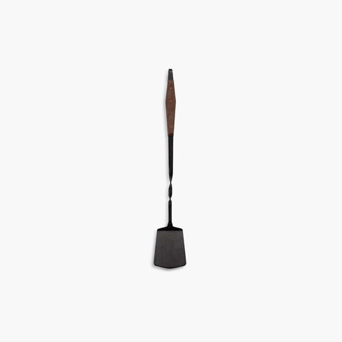Barebones Cowboy Grill Spatula, Extra Long Forged Stainless Steel BBQ Spatula with Walnut Handle for Open Fire