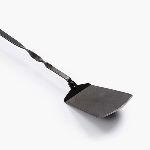 Barebones Cowboy Grill Spatula, Extra Long Forged Stainless Steel BBQ Spatula with Walnut Handle for Open Fire