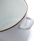 BareBones Enamel Stock Pot Eggshell