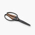 Barebones Garden Scissors Large, Heat-Treated Stainless Steel Harvest Shears with Walnut Handle and 4 Inch Blades