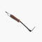 Barebones Japanese Weeding Hoe, Stainless Steel Hand Hoe with Walnut Handle for Weeding and Garden Beds