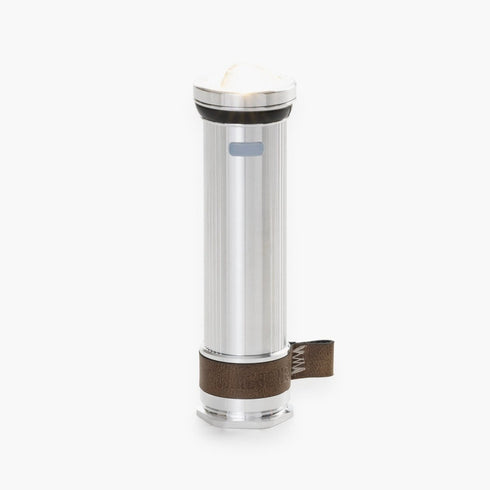 Barebones Mini Flashlight, Rechargeable 150 Lumen Pocket Torch with Magnetic Base and Vintage Dome Lens