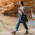Barebones Neelum 16L Market Tote, Waxed Denim Tote Bag with Adjustable Shoulder Strap and Inside Pocket