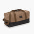 Barebones Neelum Duffel Bag Khaki, 40L Waxed Canvas Weekender with Leather Details and Removable Strap