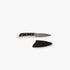 Barebones No. 4 Paring Knife, 4 Inch Full-Tang Steel Kitchen Knife with Pakkawood Handle and Leather Sleeve