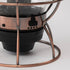 Barebones Railroad Lantern Antique Bronze, Rechargeable LED Camping Lantern with Seeded Glass Globe
