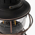 Barebones Railroad Lantern Antique Bronze, Rechargeable LED Camping Lantern with Seeded Glass Globe
