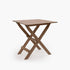 Barebones Ridgetop Wood Folding Table, Birch Plywood Camping and Patio Side Table with Stainless Steel Hardware