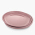 Barebones Rolled Enamelware Plate Set of 4, 10 Inch Enamel Steel Camping and Dinner Plates, Dishwasher Safe