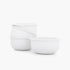 Barebones Rolled Enamelware Side Bowl Set of 4, 13 oz Enamel Steel Snack and Dessert Bowls, Dishwasher Safe
