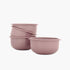 Barebones Rolled Enamelware Side Bowl Set of 4, 13 oz Enamel Steel Snack and Dessert Bowls, Dishwasher Safe