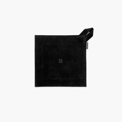 Barebones Suede Leather Hot Pad, Double-Layer Pot Holder and Trivet for Cast Iron Cookware