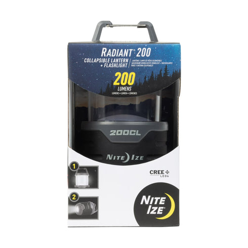 Nite Ize Radiant 200 Lantern - Collapsible Camping Light