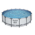 Bestway Steel Pro Max Pool Set, 488 x 122 cm, Corrosion Resistant Frame, Heavy Duty PVC, Suitable for Large Family Backyard Fun