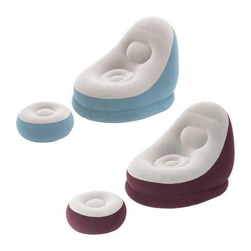 Bestway Inflatable Chair 121x121x86 - Versatile Lounger for Indoor & Outdoor Use