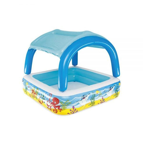 Bestway Play Pool with Canopy - Shaded Pool for Comfortable Outdoor Play