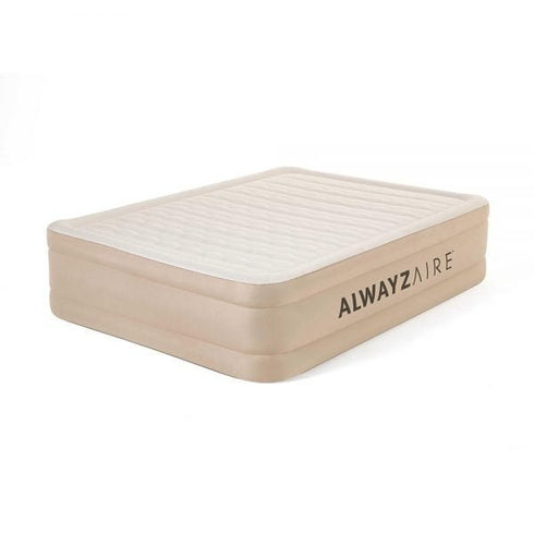 Bestway Queen Airbed with AC Pump 203x152x51 - Elevated Queen Bed with Built - In Pump