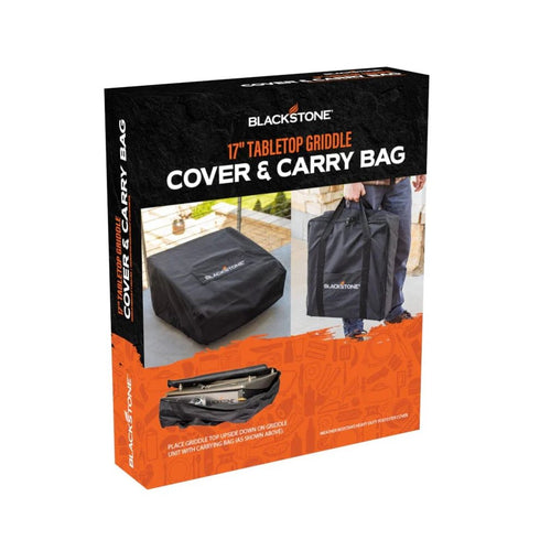Blackstone 17 - Inch Griddle Cover and Carry Bag Set, Water - Resistant Material, Easy Carry Straps, Suitable for Transport/Storage