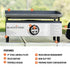 Blackstone 17 Inch Tabletop Griddle with Stainless Front Panel, Portable Propane Griddle with Piezo Ignition