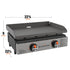 Blackstone 22 Inch Tabletop Griddle with Hood