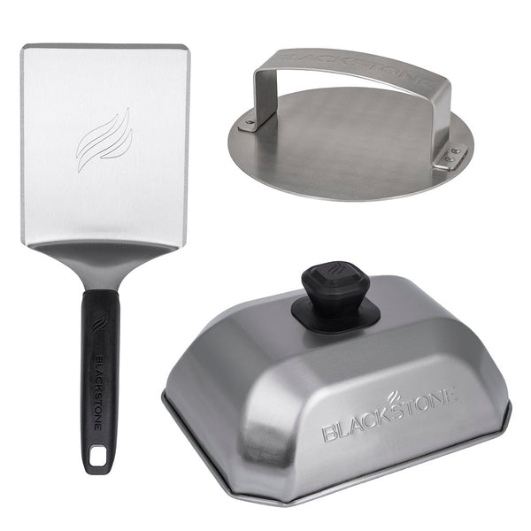 Blackstone 3 - Piece Hamburger Griddle Kit, Essential Burger Smasher and Turners, Suitable for Professional Griddle Burgers