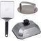 Blackstone 3 - Piece Hamburger Kit, Stainless Steel Press and Spatula, Heavy Duty, Suitable for Perfectly Smashed Burgers