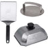 Blackstone 3 - Piece Hamburger Kit, Stainless Steel Press and Spatula, Heavy Duty, Suitable for Perfectly Smashed Burgers
