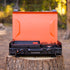 Blackstone OTG 14 Inch Griddle with Side Burner, Portable Propane Camping Griddle and Stove with Latching Hood
