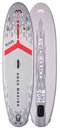 Aqua Marina Blaze 10ft 4in illuminated inflatable paddle board, deck and bottom view