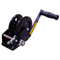 Boat Trailer Hand Winch 1200 lbs, Single Gear 4:1 Ratio Winch for Boat and Jet Ski Trailers, Black