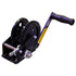 Boat Trailer Hand Winch 1200 lbs, Single Gear 4:1 Ratio Winch for Boat and Jet Ski Trailers, Black