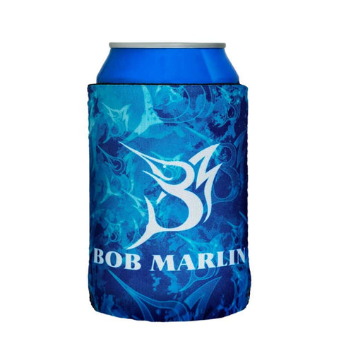 Bob Marlin Can Coozie Keeps Drinks Cold & Hands Dry