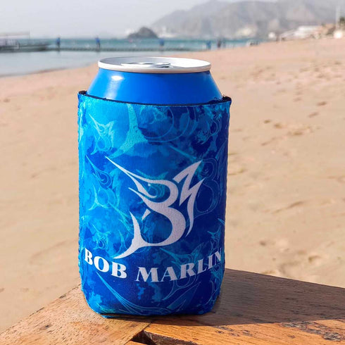 Bob Marlin Can Coozie Keeps Drinks Cold & Hands Dry