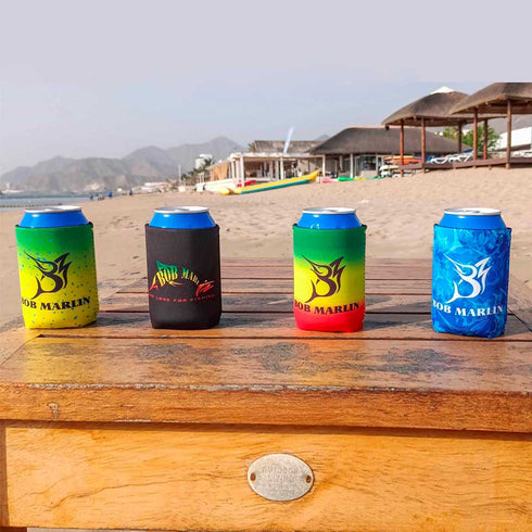 Bob Marlin Can Coozie Keeps Drinks Cold & Hands Dry