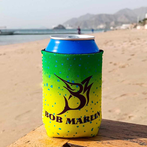 Bob Marlin Can Coozie Keeps Drinks Cold & Hands Dry
