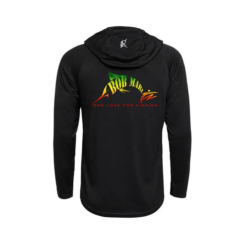 Bob Marlin One Love performance fishing hoody