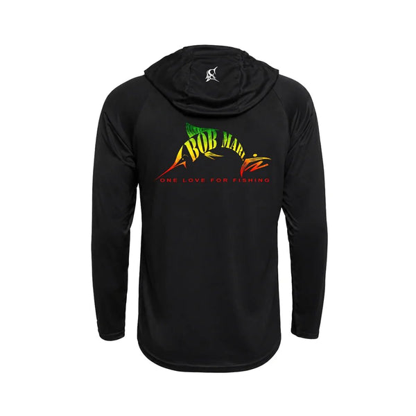 Bob Marlin One Love performance fishing hoody