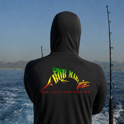 Bob Marlin Performance Hoody One Love For Fishing