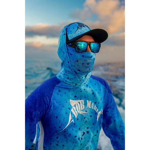 Bob Marlin Performance Hoody with Mask Bob Mahi For Fishing