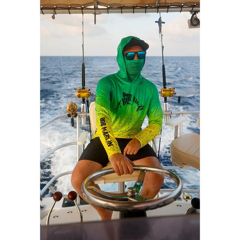 Bob Marlin Performance Hoody with Mask Bob Mahi For Fishing