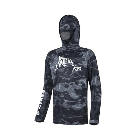 Bob Marlin Performance Hoody with Mask For Fishing