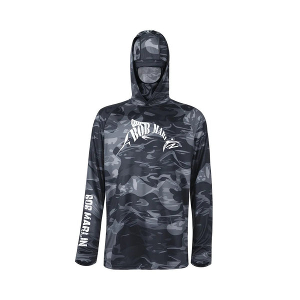 Bob Marlin Performance Hoody with Mask For Fishing