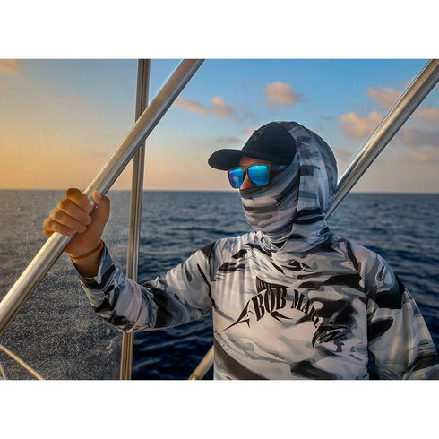 Bob Marlin Performance Hoody with Mask For Fishing